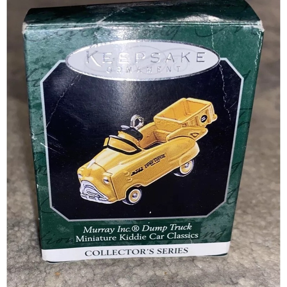 Hallmark Keepsake Ornament Miniature MURRAY DUMP TRUCK Kiddie‎ Car 1998